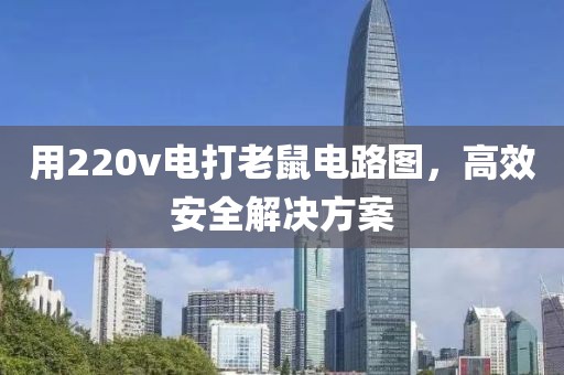 用220v电打老鼠电路图，高效安全解决方案