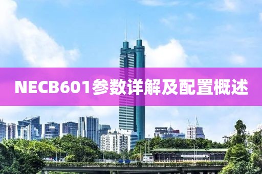 NECB601参数详解及配置概述