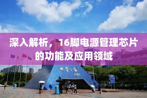 深入解析，16脚电源管理芯片的功能及应用领域