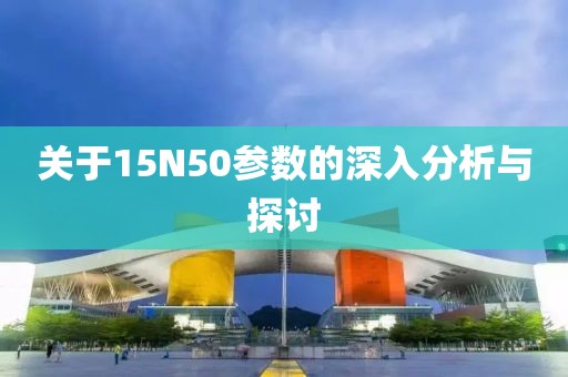 关于15N50参数的深入分析与探讨