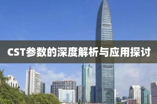 CST参数的深度解析与应用探讨