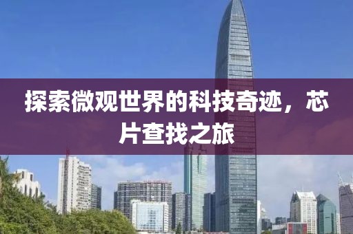 探索微观世界的科技奇迹，芯片查找之旅