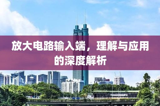 放大电路输入端，理解与应用的深度解析
