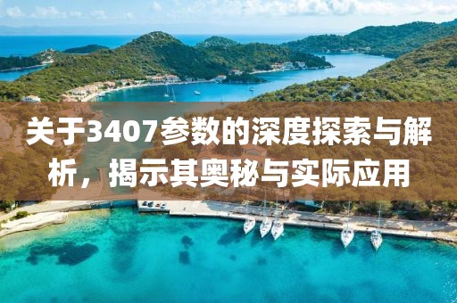 关于3407参数的深度探索与解析，揭示其奥秘与实际应用