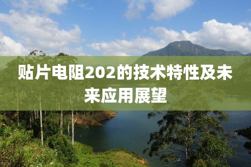 贴片电阻202的技术特性及未来应用展望