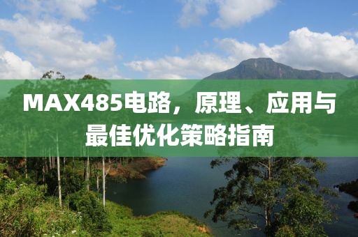 MAX485电路，原理、应用与最佳优化策略指南