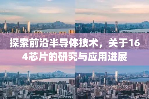 探索前沿半导体技术，关于164芯片的研究与应用进展