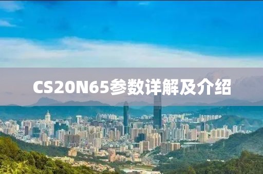 CS20N65参数详解及介绍