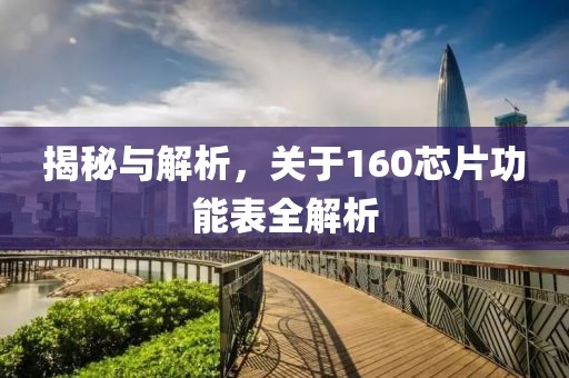 揭秘与解析，关于160芯片功能表全解析