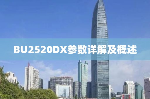 BU2520DX参数详解及概述