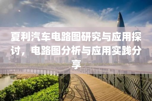 夏利汽车电路图研究与应用探讨，电路图分析与应用实践分享