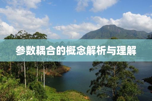 参数耦合的概念解析与理解