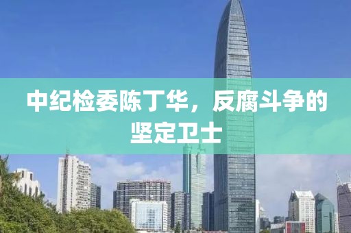 中纪检委陈丁华，反腐斗争的坚定卫士