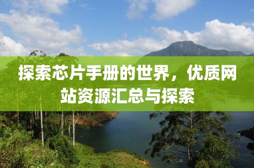 探索芯片手册的世界，优质网站资源汇总与探索
