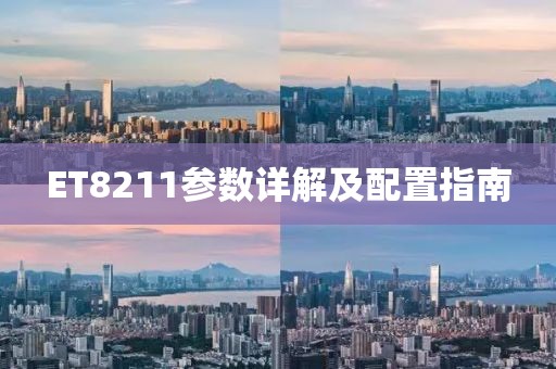 ET8211参数详解及配置指南