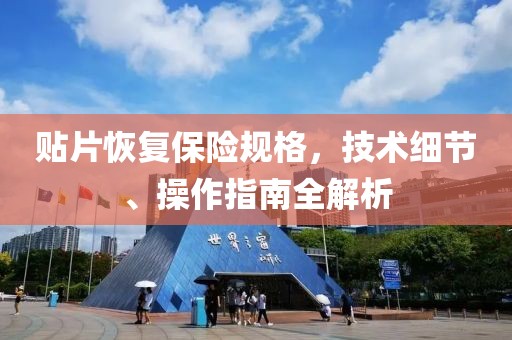贴片恢复保险规格，技术细节、操作指南全解析