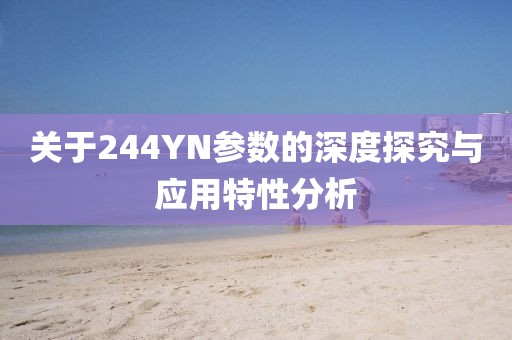 关于244YN参数的深度探究与应用特性分析