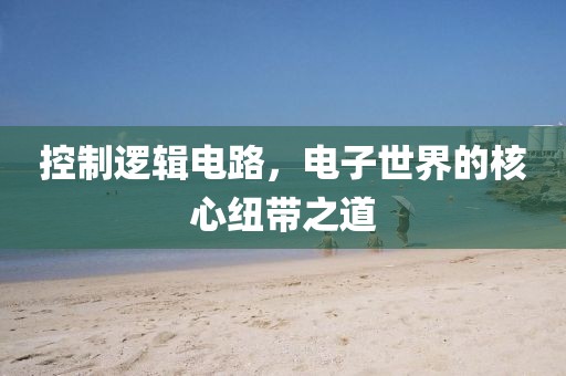 控制逻辑电路，电子世界的核心纽带之道