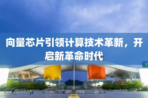 向量芯片引领计算技术革新，开启新革命时代