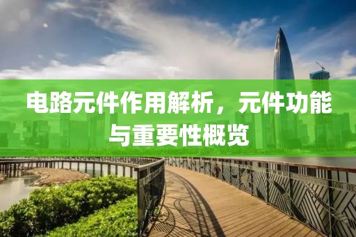 电路元件作用解析，元件功能与重要性概览