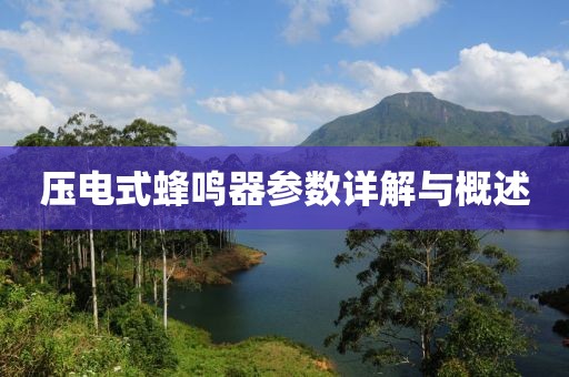 压电式蜂鸣器参数详解与概述