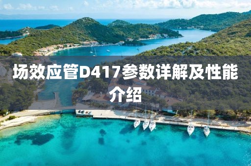 场效应管D417参数详解及性能介绍