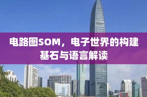 电路图SOM，电子世界的构建基石与语言解读