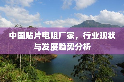 中国贴片电阻厂家，行业现状与发展趋势分析