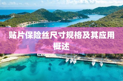 贴片保险丝尺寸规格及其应用概述