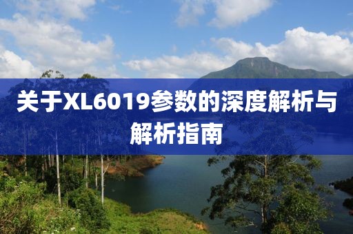 关于XL6019参数的深度解析与解析指南