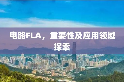 电路FLA，重要性及应用领域探索