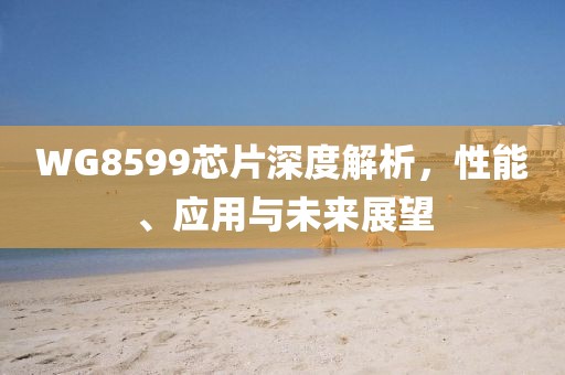 WG8599芯片深度解析，性能、应用与未来展望