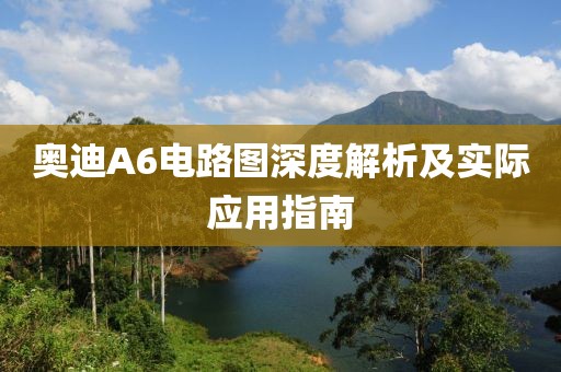 奥迪A6电路图深度解析及实际应用指南