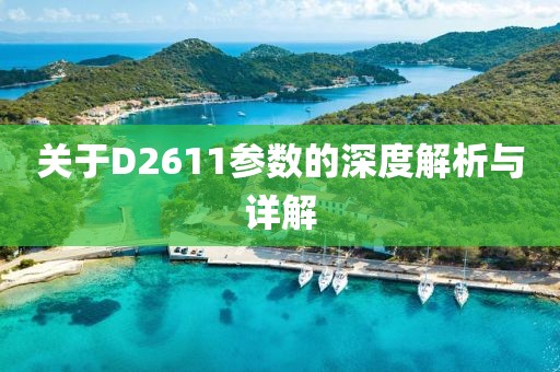 关于D2611参数的深度解析与详解