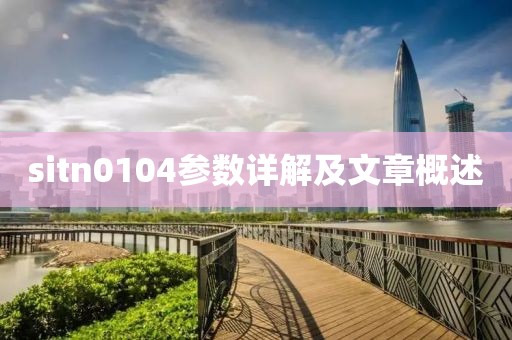 sitn0104参数详解及文章概述