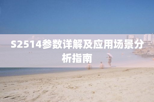 S2514参数详解及应用场景分析指南
