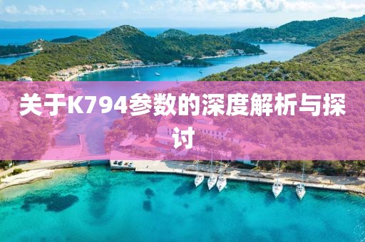 关于K794参数的深度解析与探讨