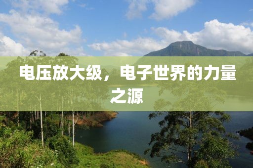 电压放大级，电子世界的力量之源