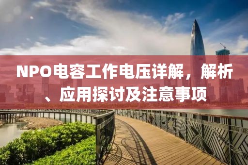 NPO电容工作电压详解，解析、应用探讨及注意事项