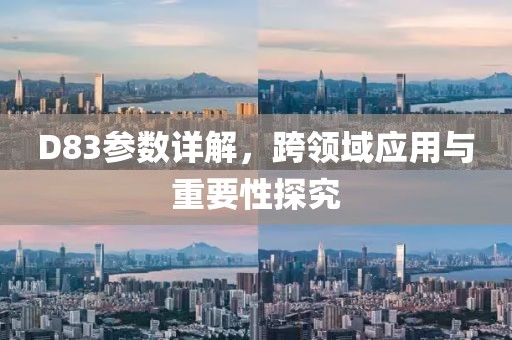 D83参数详解，跨领域应用与重要性探究