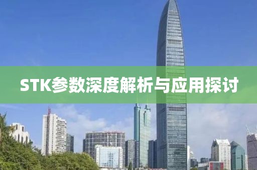 STK参数深度解析与应用探讨