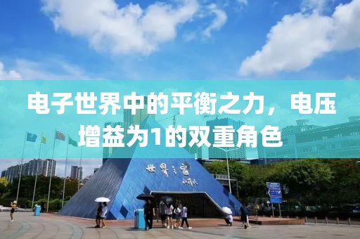 电子世界中的平衡之力，电压增益为1的双重角色
