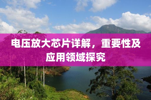 电压放大芯片详解，重要性及应用领域探究