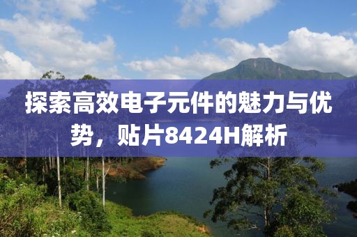 探索高效电子元件的魅力与优势，贴片8424H解析