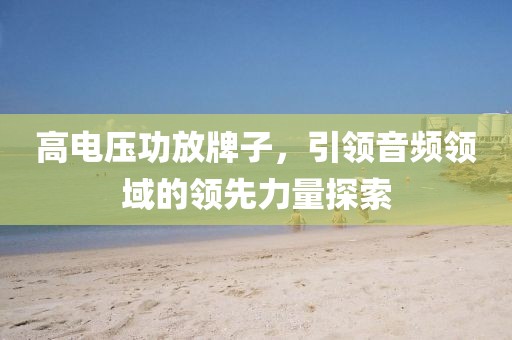 高电压功放牌子，引领音频领域的领先力量探索