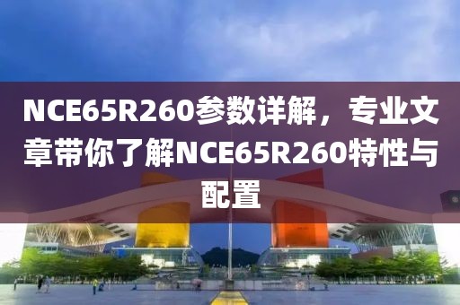 NCE65R260参数详解，专业文章带你了解NCE65R260特性与配置