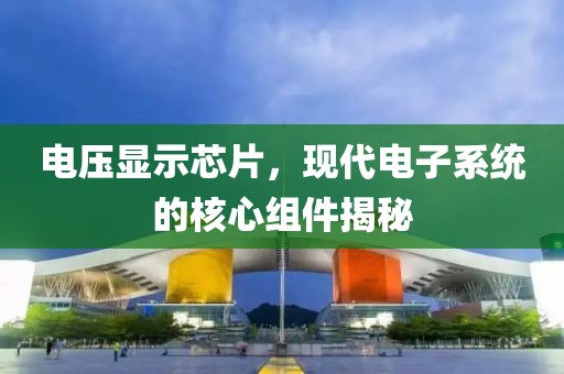 电压显示芯片，现代电子系统的核心组件揭秘