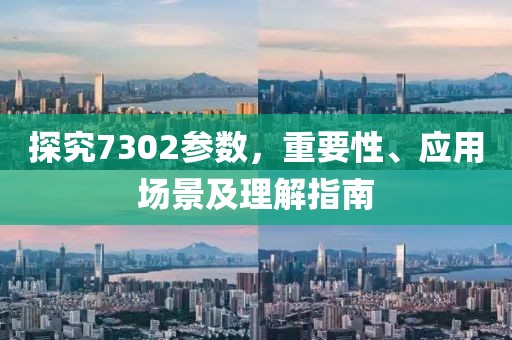 探究7302参数，重要性、应用场景及理解指南