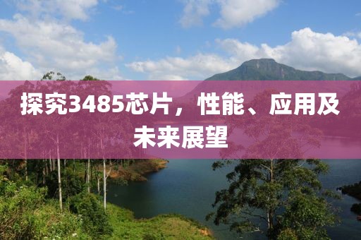 探究3485芯片，性能、应用及未来展望