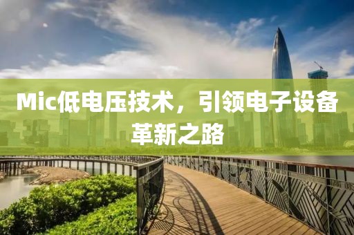 Mic低电压技术，引领电子设备革新之路